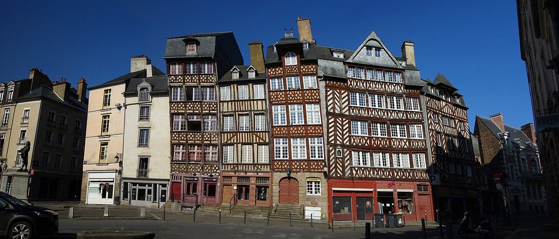 Maisons à colombages à Rennes