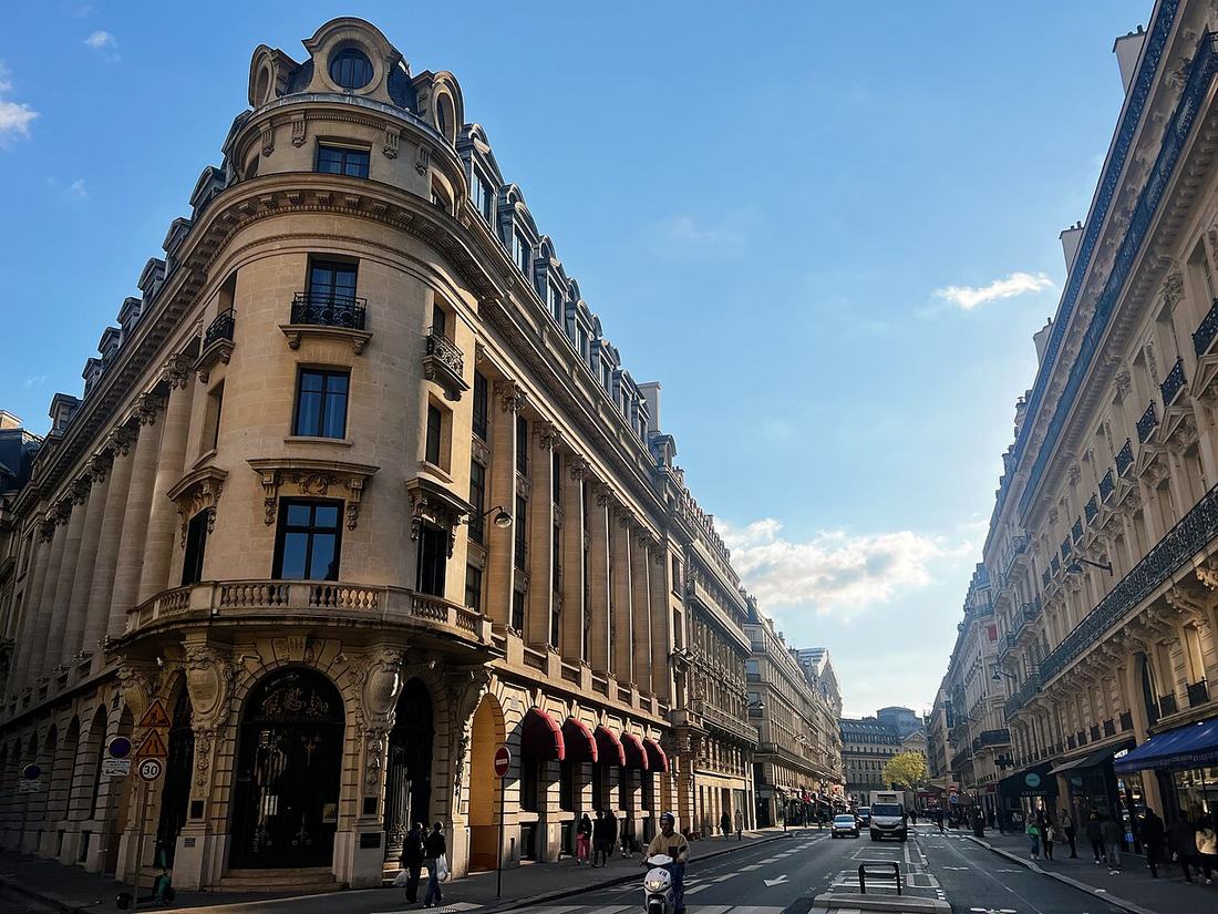 Immeuble haussmannien à Paris