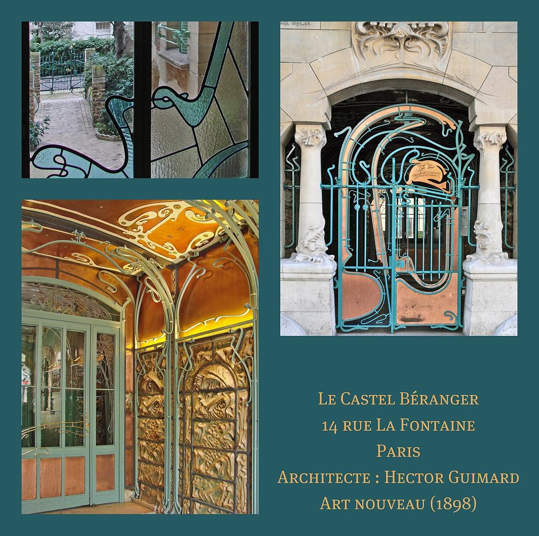 Immeuble parisien, le Castel Béranger